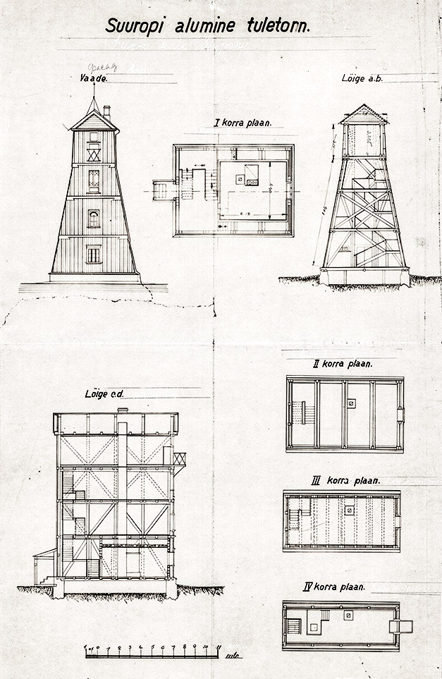 План нижнего маяка Суурупи