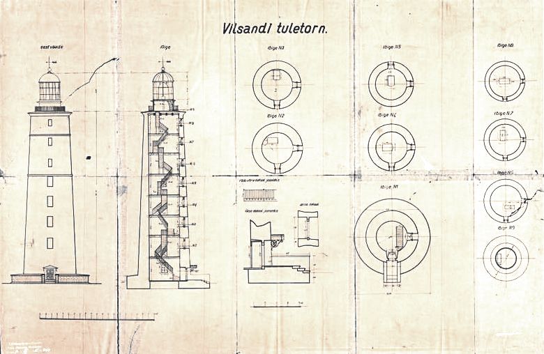 План маяка Вильсанди
