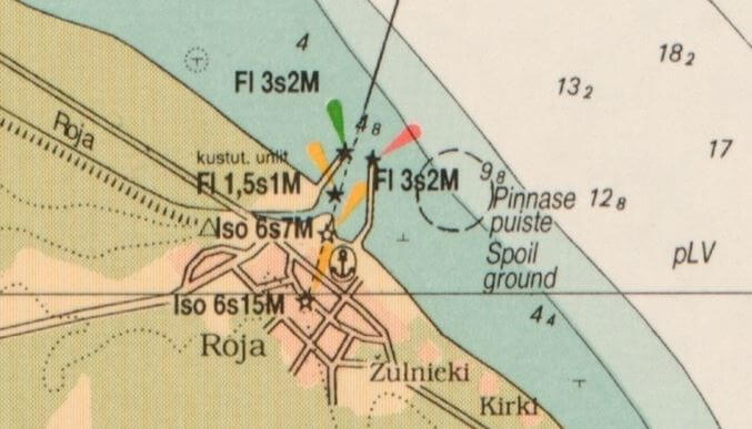 Навигация порта Роя, 1995 год.